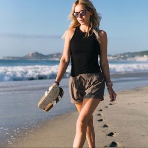 Olive Green Summer Shorts Sz M